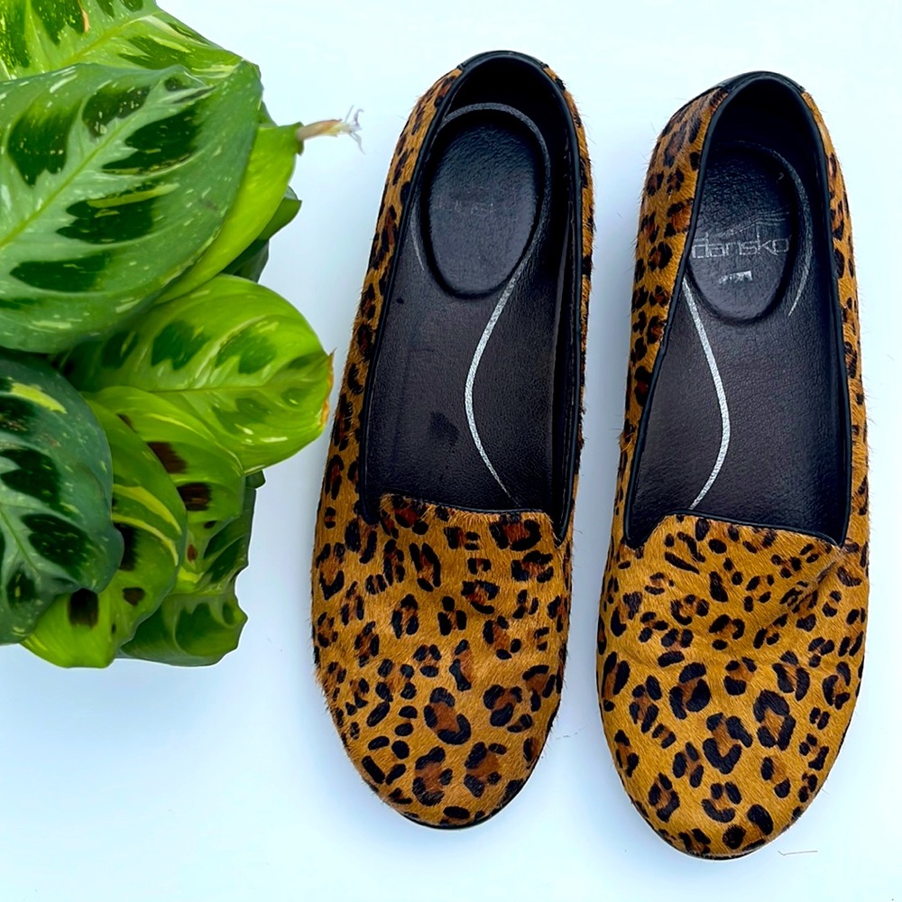 Leopard Dansko Olivia Loafer